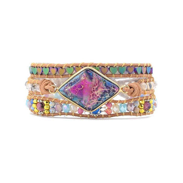 The Imperial Jasper Stabilization Wrap Bracelet-Your Soul Place